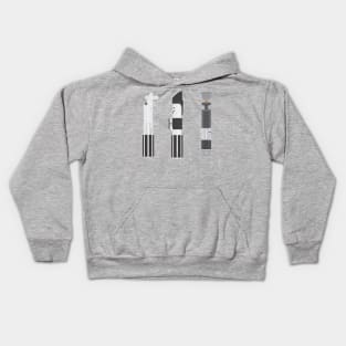 Classic Saber Trio Horizontal T-Shirt Kids Hoodie